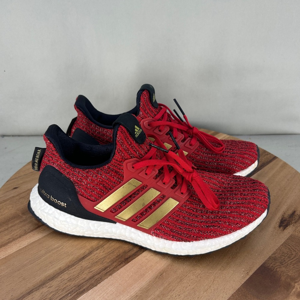 Adidas Ultraboost 4.0 Game of Thrones House Lannister Red Gold EE3710 Womens 9